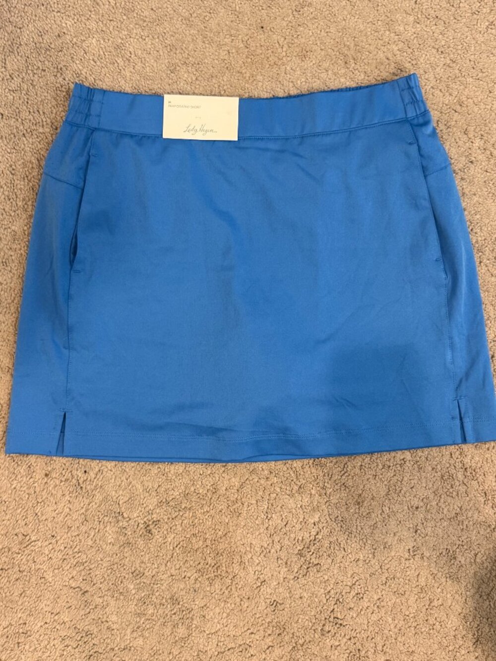 NWT Lady Hagen Capri Blue Performance Golf Skort Size M